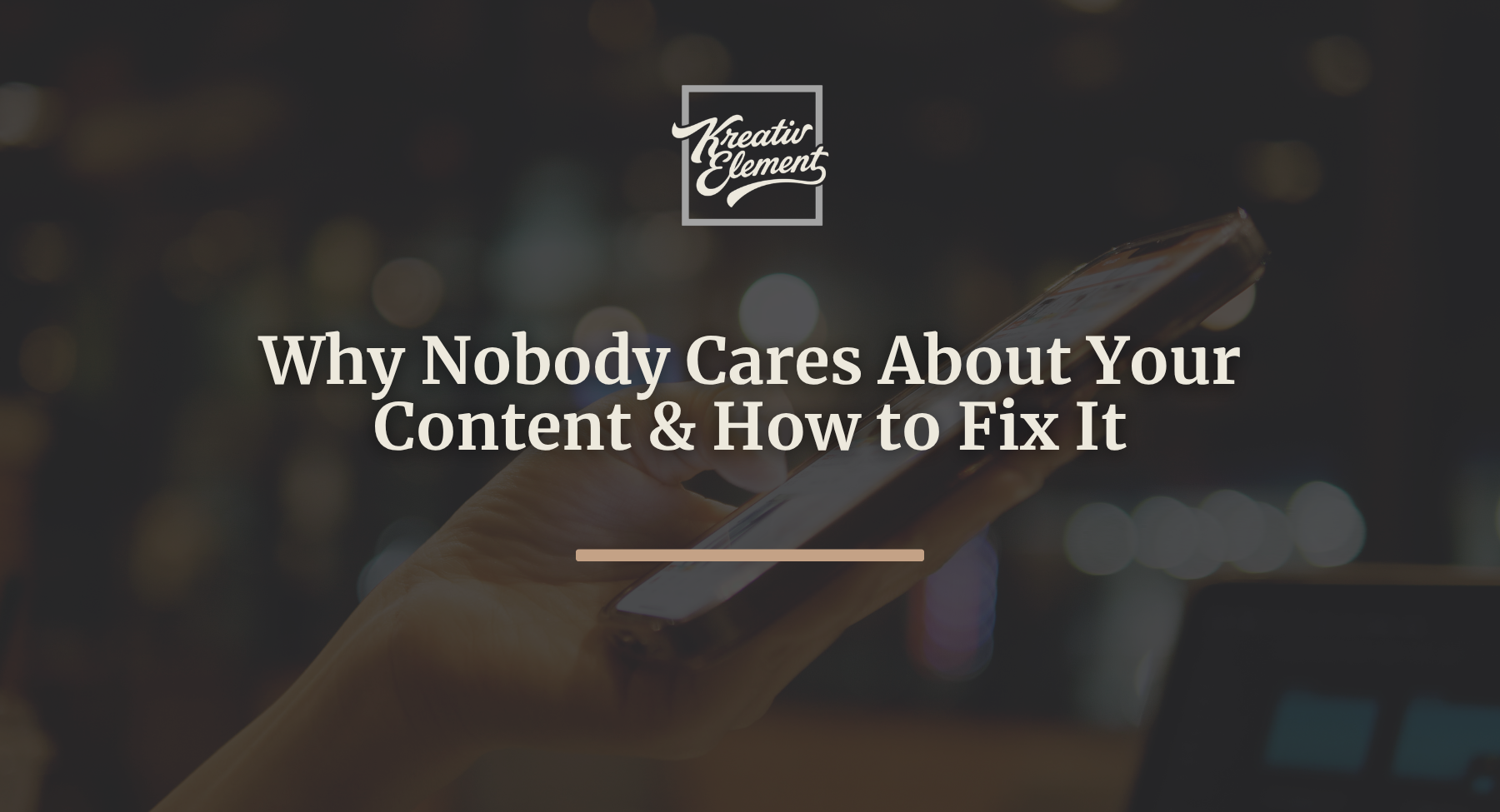 fix your content