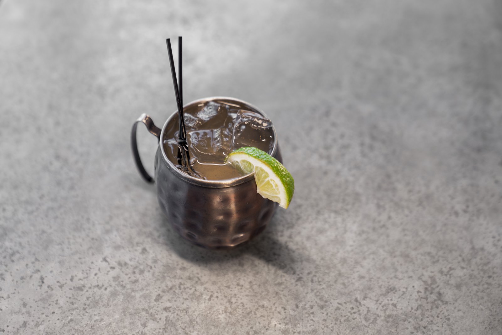 Charred Burger + Bar &mdash; in-house drink photography