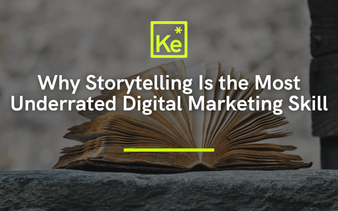 Storytelling concept illustrating why it's key to branding and marketing strategy